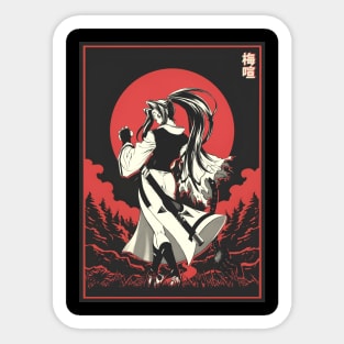 Red baikenx japan Sticker